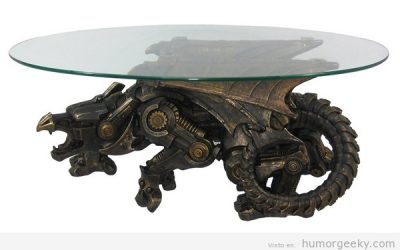 Mesa de centro dagrón steampunk