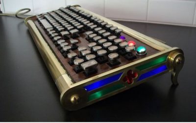 Teclado steampunk