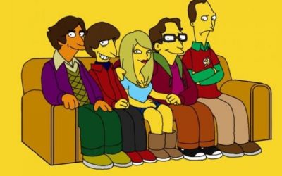 Si The Big Bang Theory fuera como Los Simpson