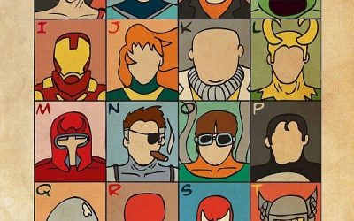 El alfabeto de Marvel