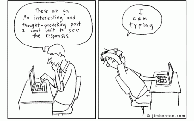 Los bloggers y los comentarios
