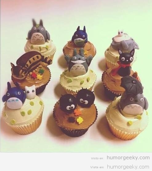 Cupcakes de Totoro