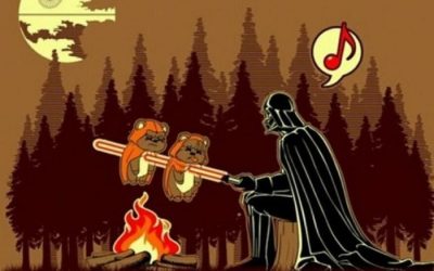 Darth Vader de acampada