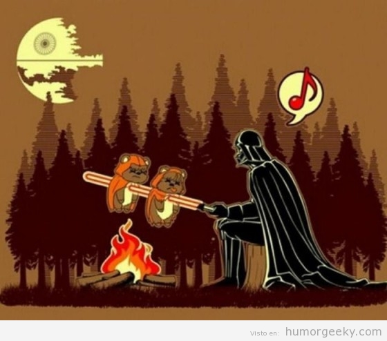 Darth Vader de camping