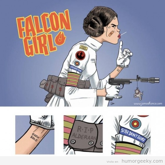 Falcon girl