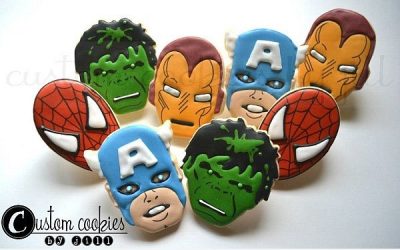 Galletas de Los Vengadores