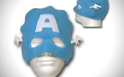 Gorro de lana Capitán América