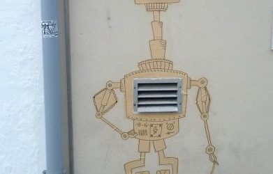 Graffiti de un robot
