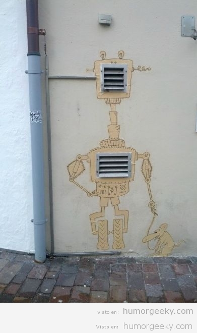 Graffiti de un robot