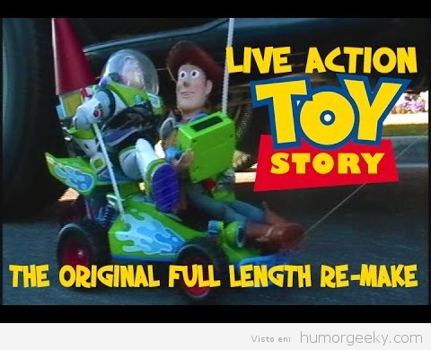 Toy Story con muñecos reales