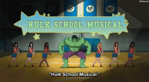 Parodia de High School Musical con Hulk