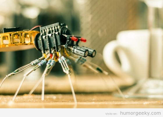 Insecto de componentes electrónicos