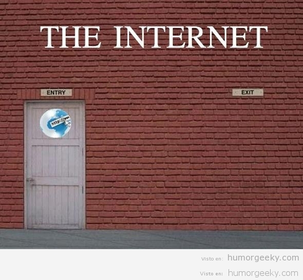La entrada en Internet…