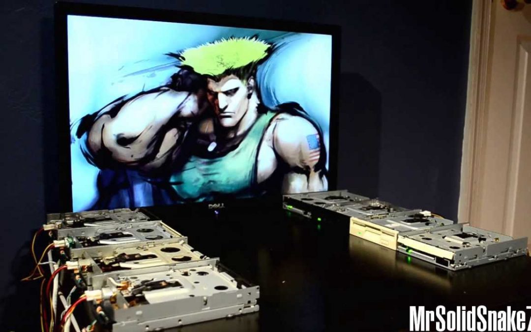 Tema de Guile de Street Fighter II interpretado por disqueteras