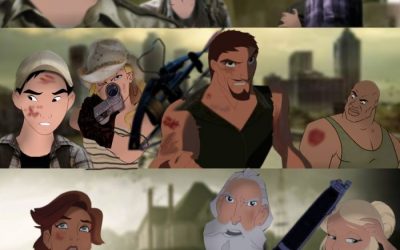 Dibujos animados de The Walking Dead