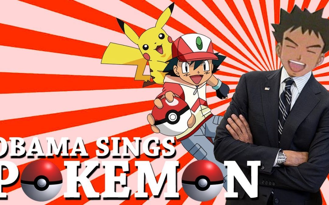 Barack Obama cantando la canción de Pokemon