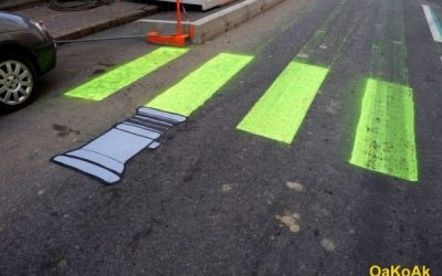 Paso de peatones espada láser