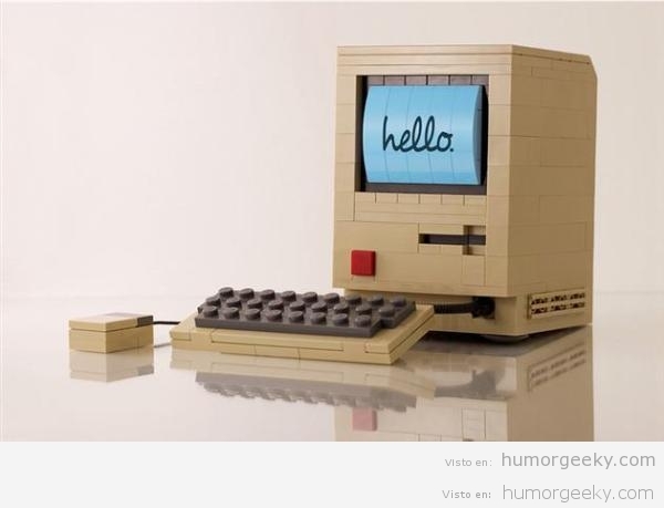 El primer Macintosh construido con piezas Lego