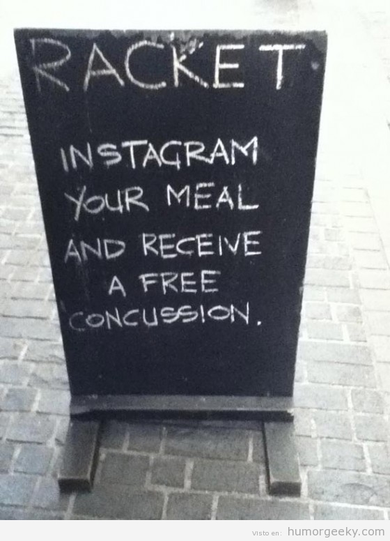 Restaurante que odia Instagram