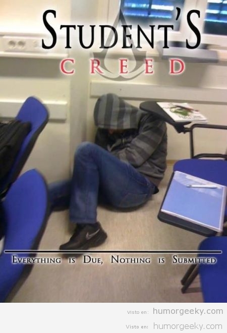 Student’s Creed