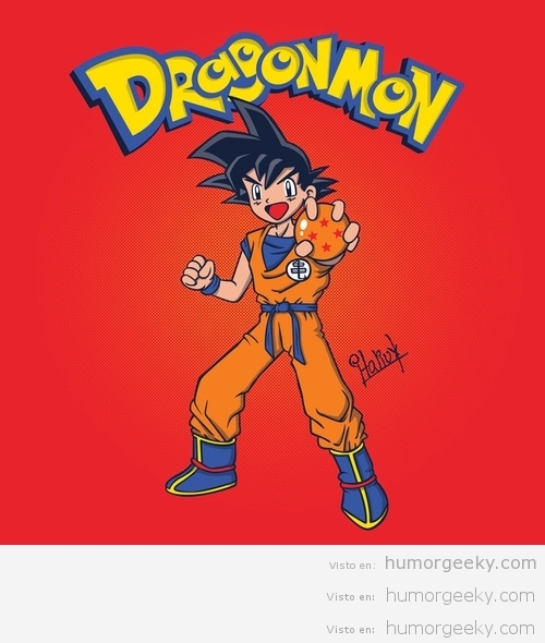 Mashup Digimon y Dragon Ball