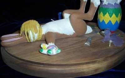 Tarta geek de pascua
