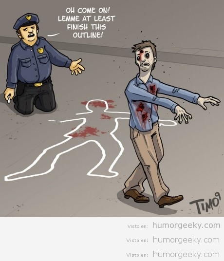 Los zombis se lo ponen muy difícil al CSI
