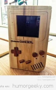 Game boy de madera