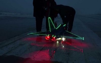 Jet RC con LEDs