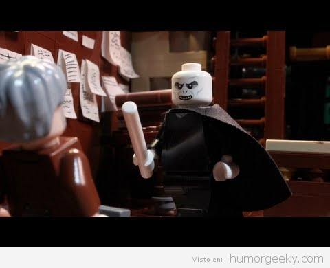 Lego Voldemort Meets Gandalf