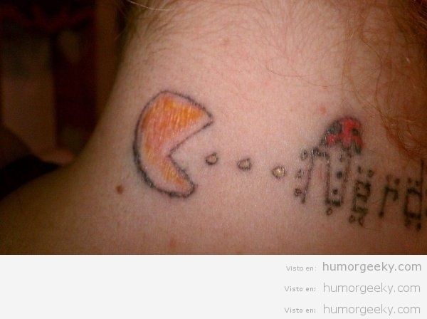 Tatuaje Pac-Man malo