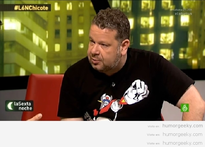 Alberto Chicote también lleva camisetas frikis!