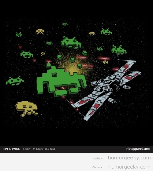 Star Wars Vs Space Invaders