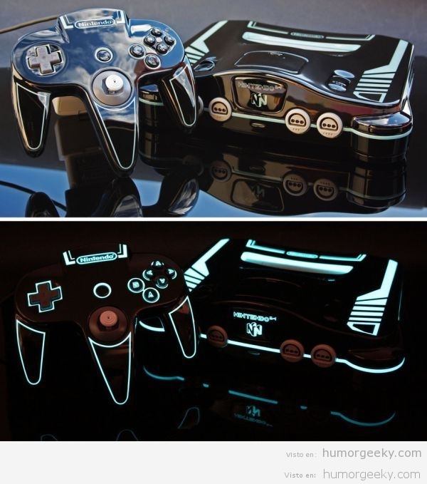 Nintendo 64 inspirada en Tron