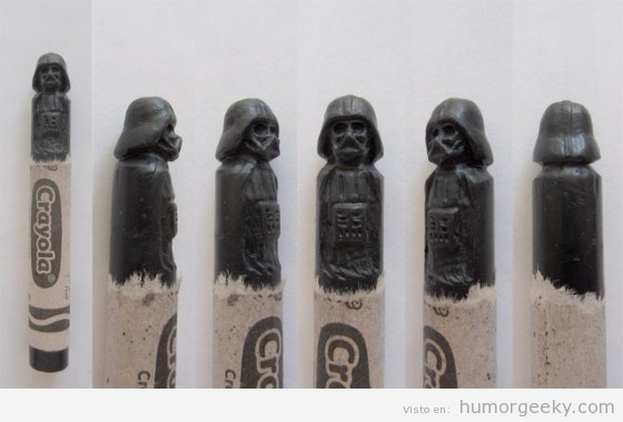 Darth Vader esculpudo en una cera