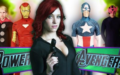 Los Power Rangers Vs Los Vengadores