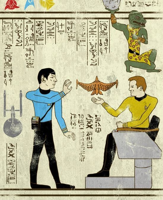 La prueba de que los personajes de Star Trek han estado en el Antiguo Egipto
