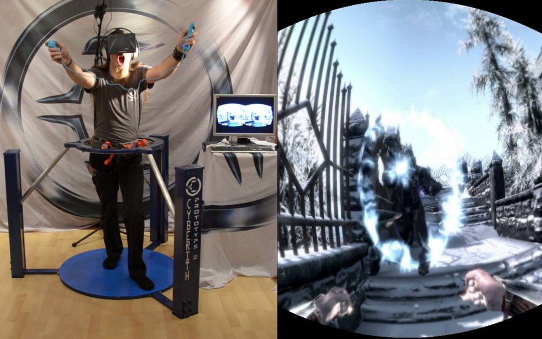 Jugando a Skyrim en realidad virtual