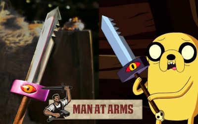 Forjando la espada de Jake de «Adventure Time» en la realidad