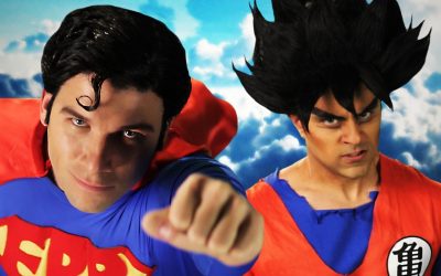 Batalla de rap:Goku Vs Superman