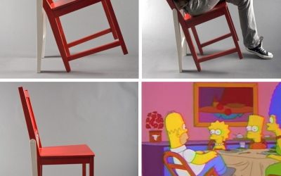 Por fin, una silla para reclinarse sin caerse, como la de Homer Simpson!