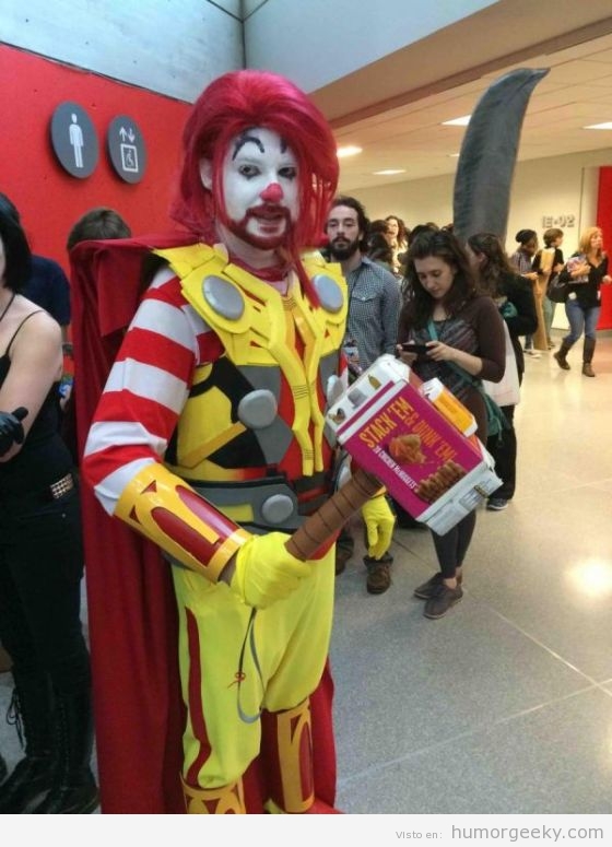 Ronald McThornald, el superhéroe de fast food