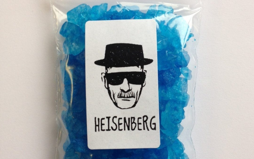Caramelos de Breaking Bad que simulan eso azul que tú ya sabes, ¡los quiero!