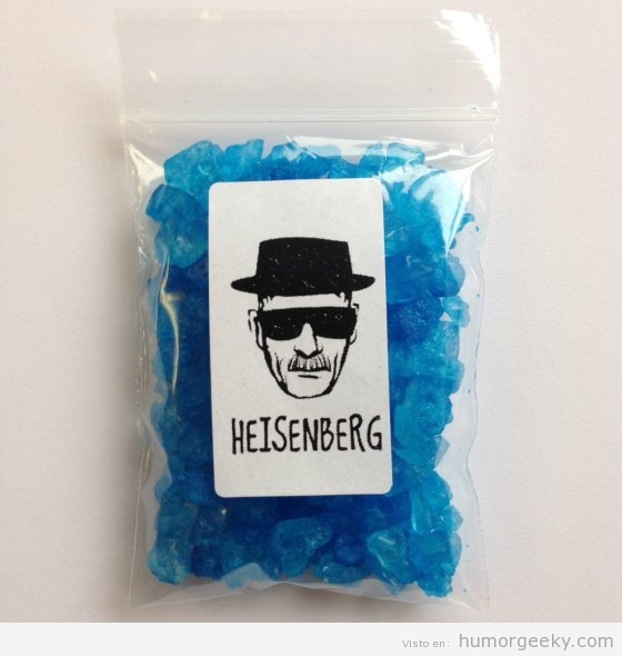 Caramelos Breaking Bad, cristal azul
