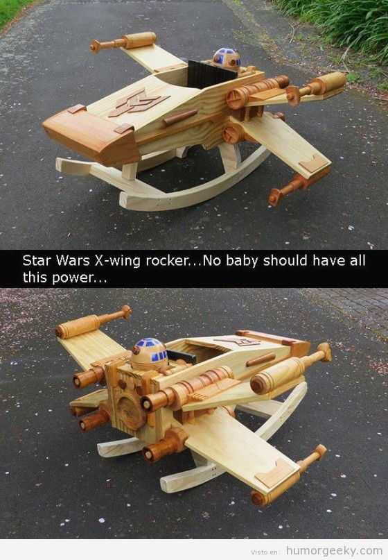 Balancín Star Wars X-Wing rocket  para niños