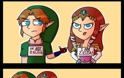 A ver si nos aclaramos sobre quién es Zelda y quién no! (Viñeta)