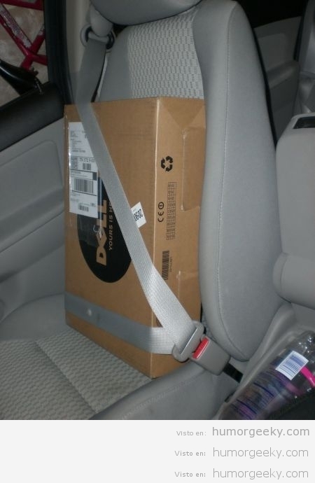 Cuando te compras un ordenador y lo tienes que llevar en el coche…