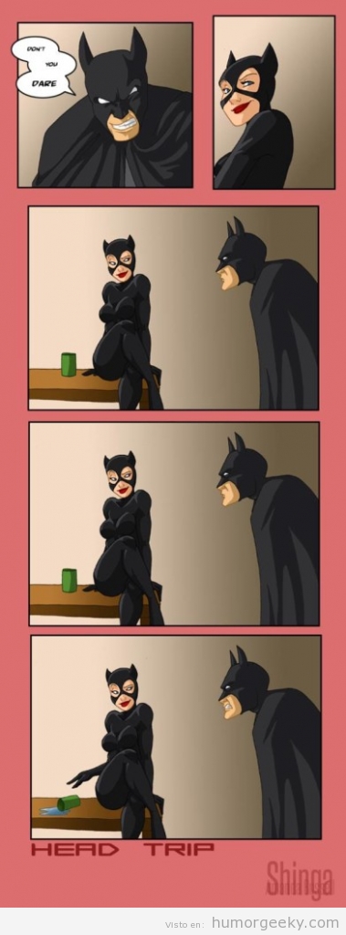 Humor gráfico de los superpoderes Catwoman