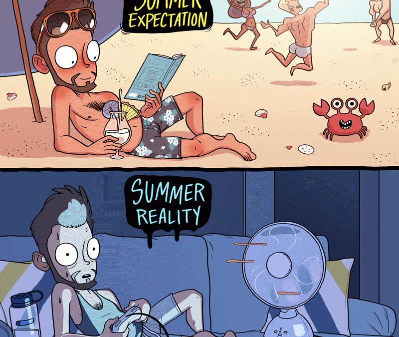 Expectativas vs realidad de lo que va a ser tu verano… y lo sabes