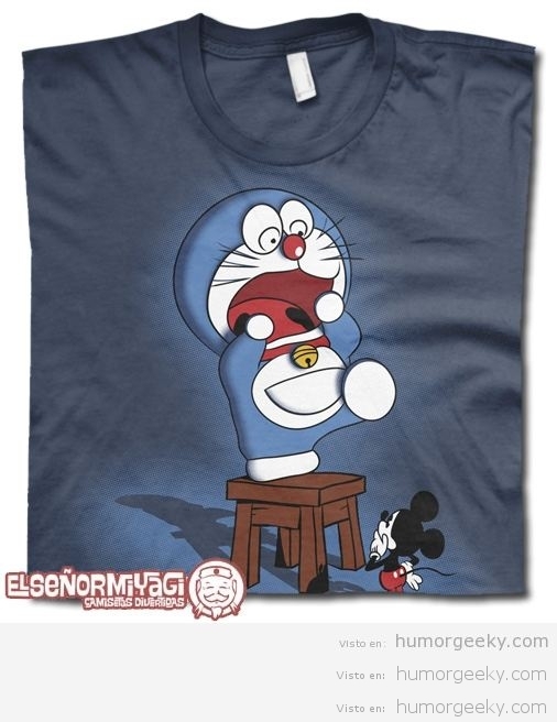 Si Doraemon se encuentra con Mickey Mouse…